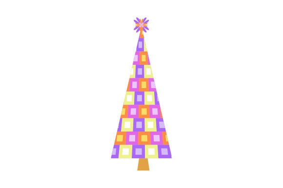 Art Deco Christmas Tree for Modern Holiday Design