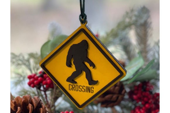 Bigfoot Crossing Ornaments: A Festive Brand Asset Review