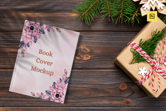 Book Mockup PSD for Christmas Amp Projects