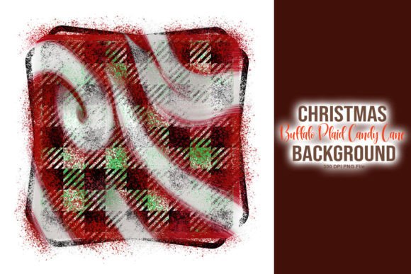 Buffalo Plaid Candy Cane Backgrounds PNG Review