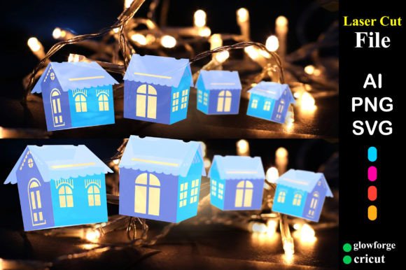 Christmas 3D Houses SVG: A Publisher's Review