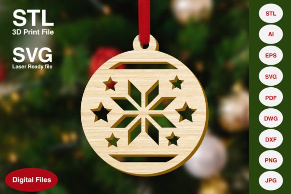 Christmas Bauble Decoration Ornament for Home Decor