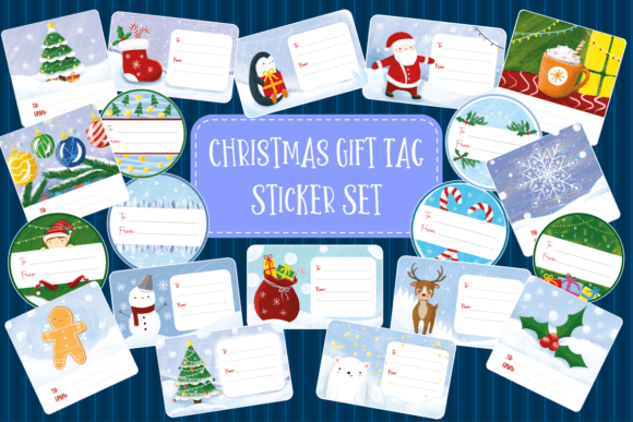 Christmas Gift Tag Sticker Set Review
