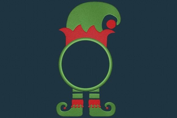 Elf Monogram for Christmas Crafts & Business