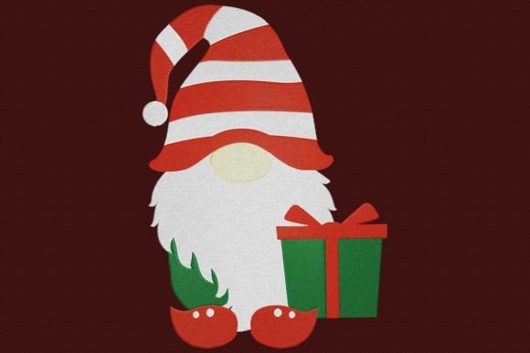 Gnome Gift: A Whimsical Christmas Design Asset