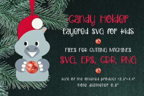 Hippopotamus Christmas Candy Holder Review