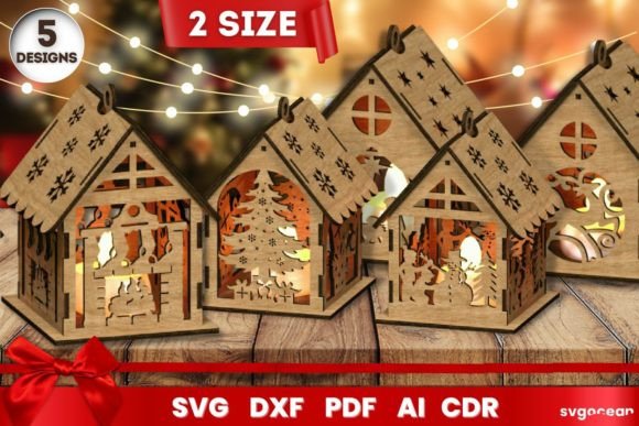 Laser Cut Christmas House SVG: A Winter Amp Essential