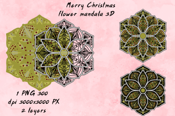 Merry Christmas Flower Mandala 3d: A Festive Review