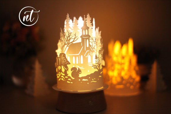 Merry Christmas Paper Lanterns for Festive Branding