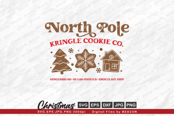 North Pole Christmas Cookie Sublimation: Crafts & Branding