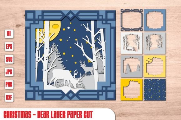Review: Christmas - Dear Layer Paper Cut Design