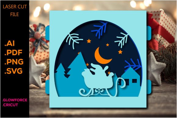 Review: Christmas Tunnel Cards SVG for Shadow Boxes