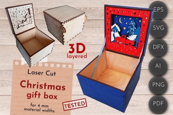 Reviewing 3D Laser Cut SVG for Winter Amp