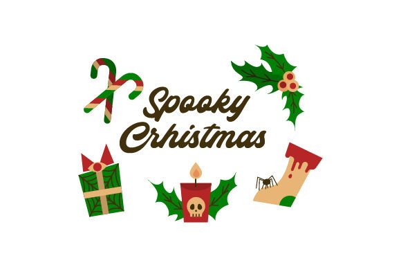 Spooky Christmas Design for Festive Web Content